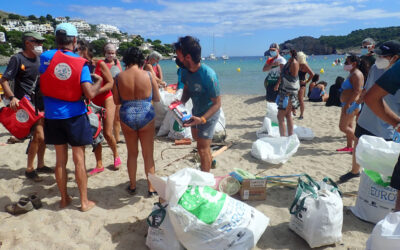 Agradecimientos limpieza en Cala Montgó 2020