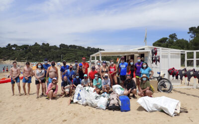 Agradecimientos limpieza del litoral en Platja de Castell