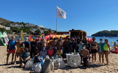 Agradecimientos limpieza del litoral en Cala Montgó 2021